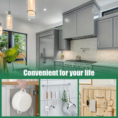 Stainless steel bedside cabinet door hook dormitory double hook bathroom kitchen hanger