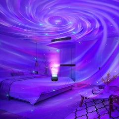 Aurora Projector LED Lamp Remote Control USB 5V Projector Night Light Color-Changing for Room Decor Kids Birthday Gifts