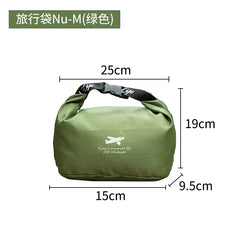 Foldable Waterproof Dry Bag, Oxford Cloth Portable Storage Pouch for Camping, Hiking & Swimming