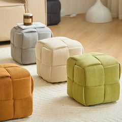 Modern Solid Wood Ottoman Bench for Entryway & Living Room