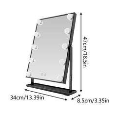 Dimmable Dressing Vanity Mirror LED Makeup Mirror Wall Bulbs Vanity Mirror for Home Bathroom Bedroom Decoration