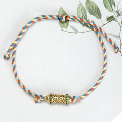 Lucky Eye Adjustable Colorful Braided Rope Bracelet Turkish Evil Eye Bead Copper Zircon Charm Bracelet for Women Men Jewelry