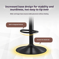 Commercial high platform chair, high footstool chair, adjustable height, rotatable, bar counter chair, front desk cashier stool Kitchen & Dining Furniture