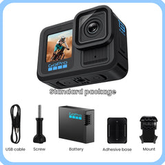 GoPro HERO 13 Black Action Camera HyperSmooth6.0 5.3K 60fps Video 27MP Go Pro13 helmet Vlog Sport Camera