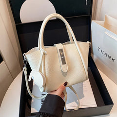 Fashion Leather Tote Bag – Versatile Casual Commuter Bag