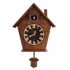 Vintage Cuckoo Clock Pendulum Large Wall Clock Wood 3d Bird Silent Timer Home Bedroom Kids Room House Living Room Decoration