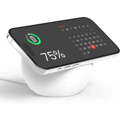 Magnetic Wireless Charging Desk Ball Shape Silicone Holder Stand for Magsafe iPhone 15 14 13 12 Pro Charger Dock Station