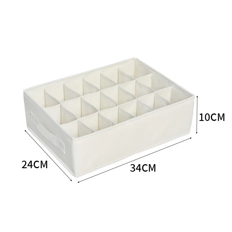 Socks & Underwear Organizer Box – Washable Drawer Storage