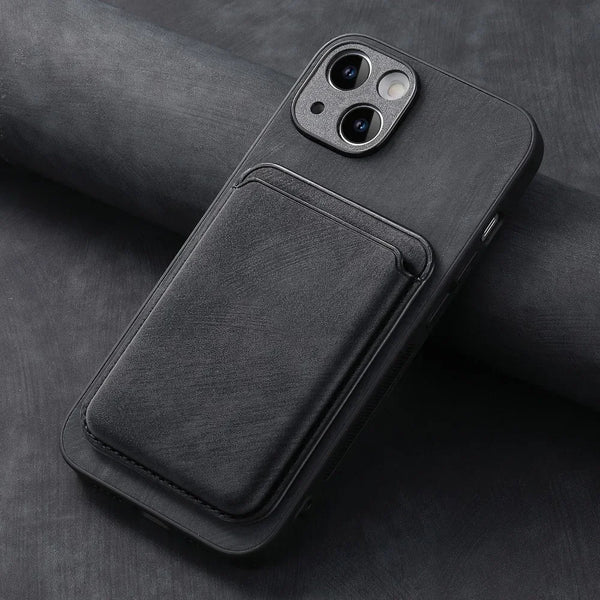 Vintage Leather Case with Detachable Magnetic Wallet Card Holder For iPhone 17 Air 16e 16 Pro Max 15 14 Plus 13 12 11