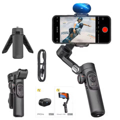 AOCHUAN Smart XE Gimbal Stabilizer 3-Axis Foldable Handheld Stand For iPhone Android With Focus Wheel For Vlog Live Streaming