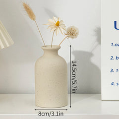 INS Nordic White Ceramic Vase – Decorative Flower Pot Home Decor