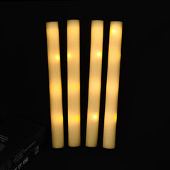 30Pcs RGB LED Glow Foam Stick Bulk Colorful LED Glow Sticks Cheer Tube Dark   Light Birthday Wedding Party Supplies