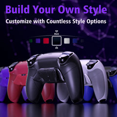 eXtremeRate Programable RISE4 V3 Remap Kit for ps5 Controller BDM-030/040/050, Upgrade Board & Redesigned Back Shell & Buttons