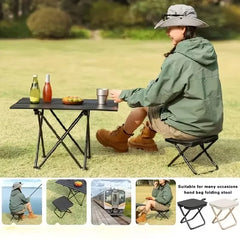 Portable Folding Camping Stool – Pocket Travel Chair