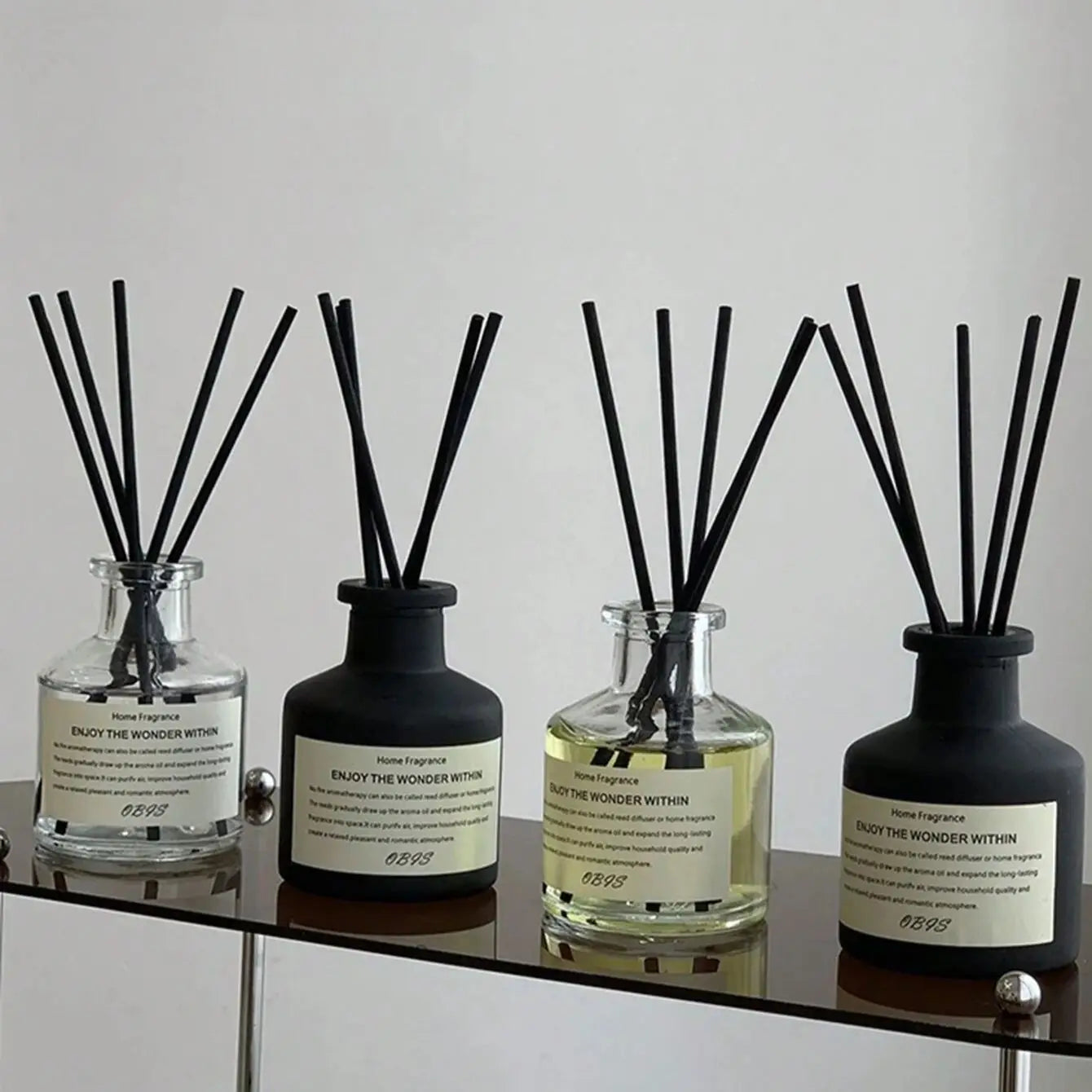 50ml Freesia & Jasmine Reed Diffuser – Flameless Room Freshener Home Decor