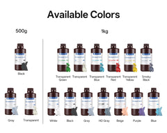 ANYCUBIC 1kg/10kg Liquid Photopolymer Standard Resin 405nm UV Resin For 3D Printer LCD Printing Resin Material For Photon Mono