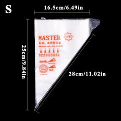 Disposable Cream Pastry Bags Cake Piping Bag Decorating Tool Cupcake Piping Kitchen Baking Accessories 200 /100/50/20Pcs