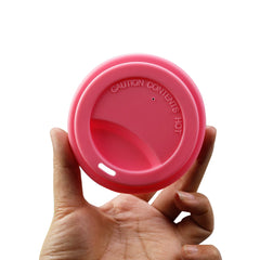 1PCS 9cm Universal Reusable Silicone Cup Lids Fresh Cover Silicone Insulation Anti-Dust Cup Cover Coffee Mug Lids Cup Sleeve