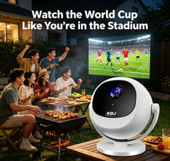 Upgraded Mini Projector, 1280x720P HD , 300 ANSI LED Portable Projector with Bluetooth 6.0, Auto Keystone HDMI USB Home theater