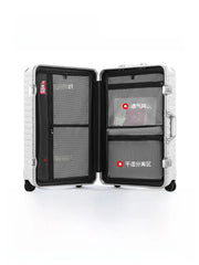 Roaming 2026 New Aluminum Frame Luggage Suitcase Travel Bag for Men And Women 20 Inch Hard  Fashion Trend Online Exclusive