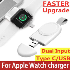 Magnetic Watch Wireless Charger Dock Base For iWatch Series 10 9 8 7 6 5 4 SE/3/2 Utlra Portable Travel Wireless Charging Stand