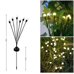 Solar Fireflies Outdoor Garden Light,  IP65 Waterproof for Yard Pathway Patio Balcony Landscape Decorative
