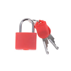 5PCS 22mm Small Mini Strong Steel Padlock Travel Suitcase Diary Lock With 2 Keys Colored plastic case padlock Decoration