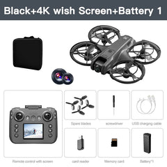 Lenovo V666 Mini Drone 4K Professional Aerial 8k Dual Camera Intelligent obstacle avoidance  Brushless Quadcopter Kid RC Toys