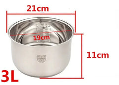 304 stainless steel rice cooker inner container Non stick Cooking Pot Replacement Accessories kitchen food Rice Cooker liner Kitchen Tools, Cooking Utensils