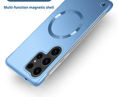 Thin Frameless Ultra Thin Magnetic Phone Case for Samsung Galaxy S25 Ultra S25 S24 S23 S22 Plus PC Hard Protective Cooling Cover