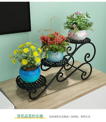 Metal Succulent Stand – Mini Desktop Plant Display Rack Home Decor