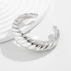 Exaggerated Irregular Cuff Bracelet – Hip Hop Rock Style