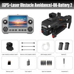 Original new A1R GPS Drone 4K Professional 8K HD Dual Camera Brushless Motor 5G WIFI FPV Foldable RC Quadcopter Helicopter toys