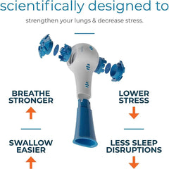 Adjustable Breathing Trainer – Handheld Lung Capacity Exerciser