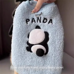 Creative Cat Sweater Cartoon Soft Pet Clothes Warm Fleece Windproof Dog Jacket for Puppy Cats