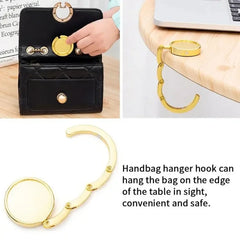Fashion Bag Holder Handbag Hanger Folding Hook Holder Portable Key Rack Table Hook Hardware Travel Outdoor Storage Hanger