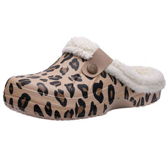 Asgard Winter Fur Furry Slippers For Men Outdoor Fashion Waterproof Plush Cotton Slippers Indoor Warm Cozy Non-slip Home Shoes
