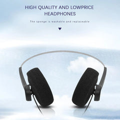 3.5mm Universal Headphone Music MP3 Retro Portable Wired Headset Sports Fashion Noise Cancelling Headphones Helmet For Laptop PC