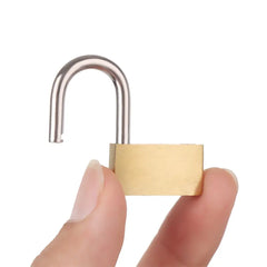 Mini Brass Padlock With 2 Keys Locker Case Supply Travel Suitcase Luggage Case Padlock Security Tool Simple Small Copper Lock