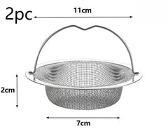 1Pc Stainless Steel Kitchen Sink Filter, Garbage Food Residue/Hair Catcher, Keep Your Bathtub Kitchen Tools, Kitchen Cleaning