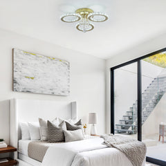 Led Ceiling Light Modern Home Decoration Crystal Chandelier Luxury Living Room BedRoom Dining Gold Ceiling Lamp lighting
