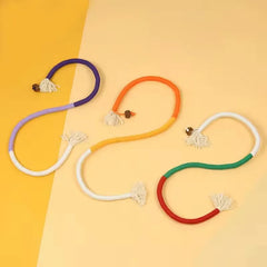 1 Piece Interactive Teeth Grinding Cotton Rope Cat Toy Play Teeth Grinding Daily Interactive Teasing Stick Pet Shop