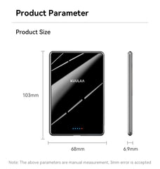 KUULAA Magnetic Power Bank 5000mAh Slim Wireless External Battery 20W Fast Charging for MagSafe Powerbank for iPhone 16 15 14 13