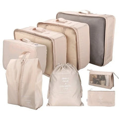 8PCS/Set Organizer Bags Luggage Suitcase Organizer Waterproof Wash Bag Clothes Storage for Travel Organizer Bags Accessories