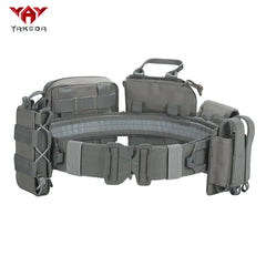 YAKEDA  Training belt outdoor patrol eight piece set, detachable and adjustable training belt