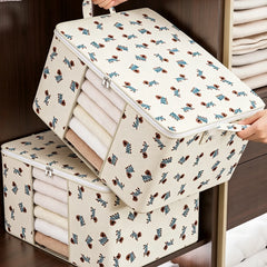 Large Capacity Multi-Purpose Storage Bag with Handles, Dustproof Moisture-Resistant Odorless Non-Woven Fabric