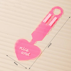 Fluorescent Baggage Tag Portable Anti-lost PVC Suitcase Label Travel Colorful Luggage Tag