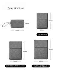 Laptop Sleeve Case 13 14 15 15.6 16Inch For Huawei HP DELL Bag For Macbook Air Pro 13 13.6 M4 Notebook Case with Stand Men Women
