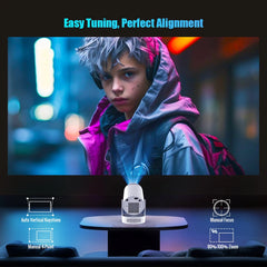 Magcubic Projector HY300 PRO + 8K Android 14 Dual Wifi6 Allwinner H726 BT5.4 1080P 1280*720P Home Cinema Outdoor Projetor