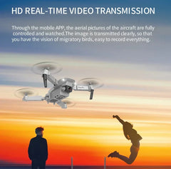 E88 ProIntelligent Folding Drone Supports single/Dual Camera Switching 4KPicture Quality+Wide-angle Shooting WiFiDirect Real-Tim
